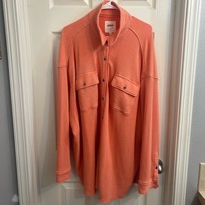 American Eagle Waffle Knit Shacket